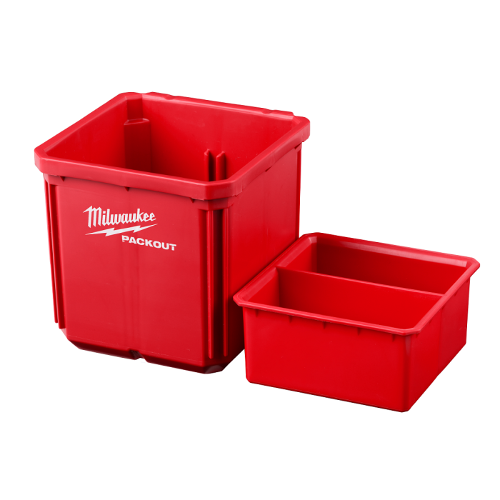MILWAUKEE 48-22-8062 , PACKOUT™ 4" x 4" Nesting Organizer Bin