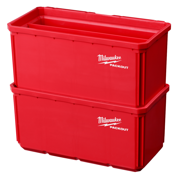 MILWAUKEE 48-22-8063 , PACKOUT™ 4" x 8" Large Nesting Organizer Bin