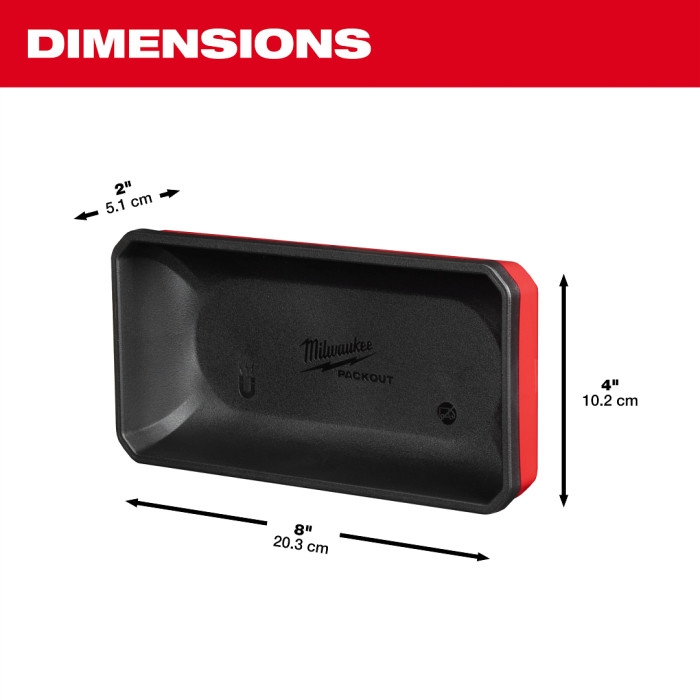 MILWAUKEE 48-22-8071 , PACKOUT™ Large Magnetic Bin