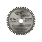 MILWAUKEE 48-40-4075 , 5-3/8" 50T Non-Ferrous Metal Circular Saw Blade
