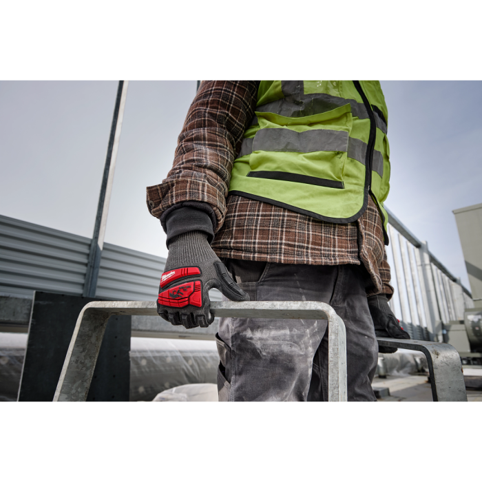 MILWAUKEE 48-73-8150 Impact Cut Level 5 Nitrile Dipped Gloves – M Size