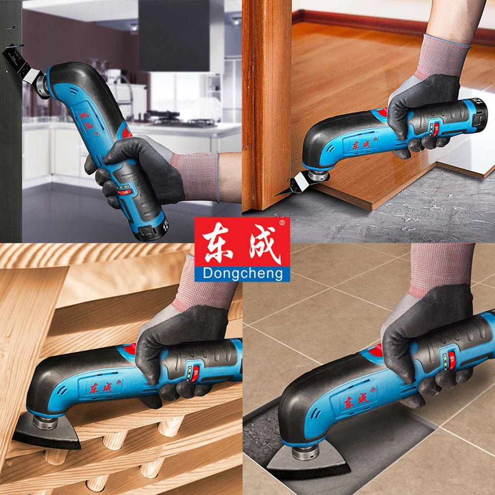 Dongcheng DCMD12 2 x 12V Lithium-Ion Cordless Multi-Tool Kit