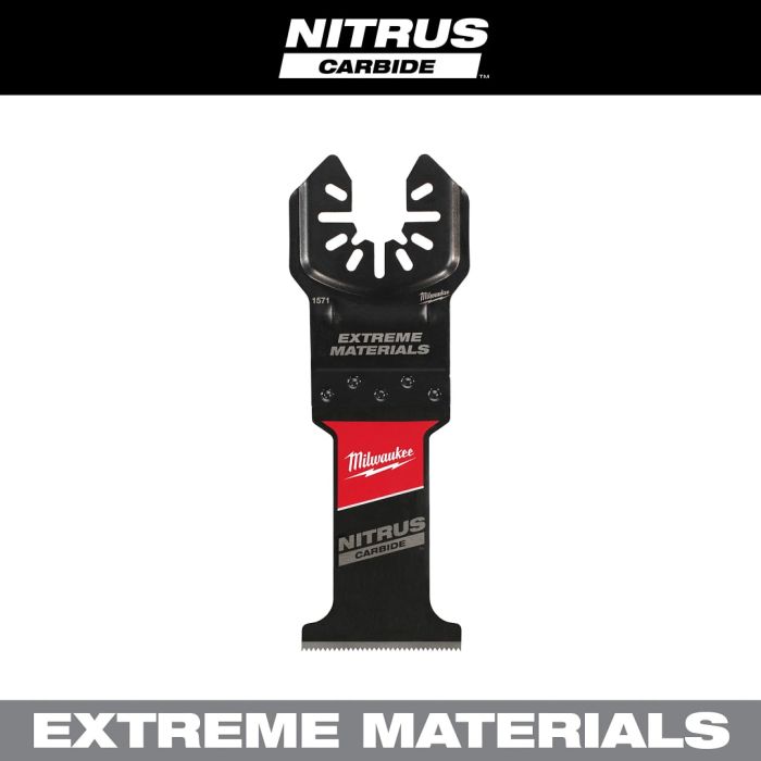 MILWAUKEE 49-25-1571 , Open-Lok™ 35mm Nitrus Carbide Extreme Materials Multi-Tool Blade