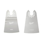 MILWAUKEE 49-25-2202 , Open-Lok™ 2" (57mm) Rigid & 2" (57mm) Flexible Scraper Variety Pack (2pcs)