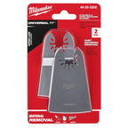 MILWAUKEE 49-25-2202 , Open-Lok™ 2" (57mm) Rigid & 2" (57mm) Flexible Scraper Variety Pack (2pcs)