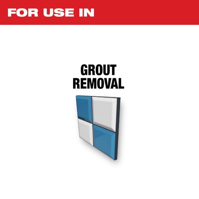 MILWAUKEE 49-25-2272 , OPEN-LOK Diamond DIAMOND MAX Diamond Grit Grout Removal Blade