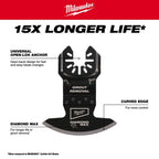 MILWAUKEE 49-25-2272 , OPEN-LOK Diamond DIAMOND MAX Diamond Grit Grout Removal Blade