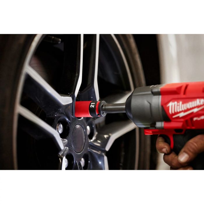 MILWAUKEE 49-66-7834 , SHOCKWAVE™ Impact Duty 1/2" Drive Metric Lug Nut Wheel Socket (3pcs)