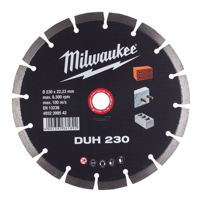MILWAUKEE 4932399542, Diamond Blades DUH 230 x 22.2mm