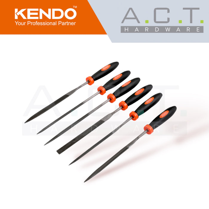 KENDO 6PC NEEDLE FILE SET - 30181