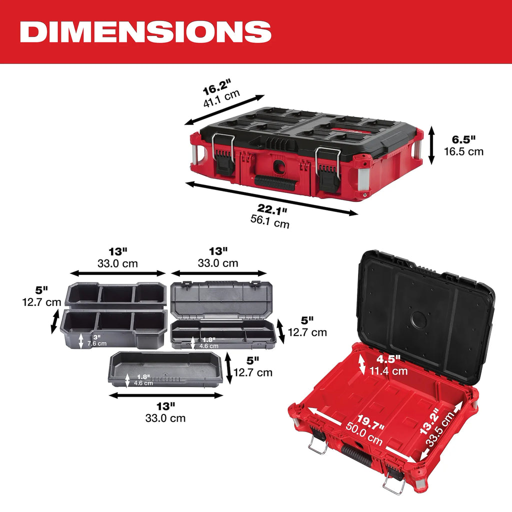 MILWAUKEE 48-22-8424 , PACKOUT™ Tool Box