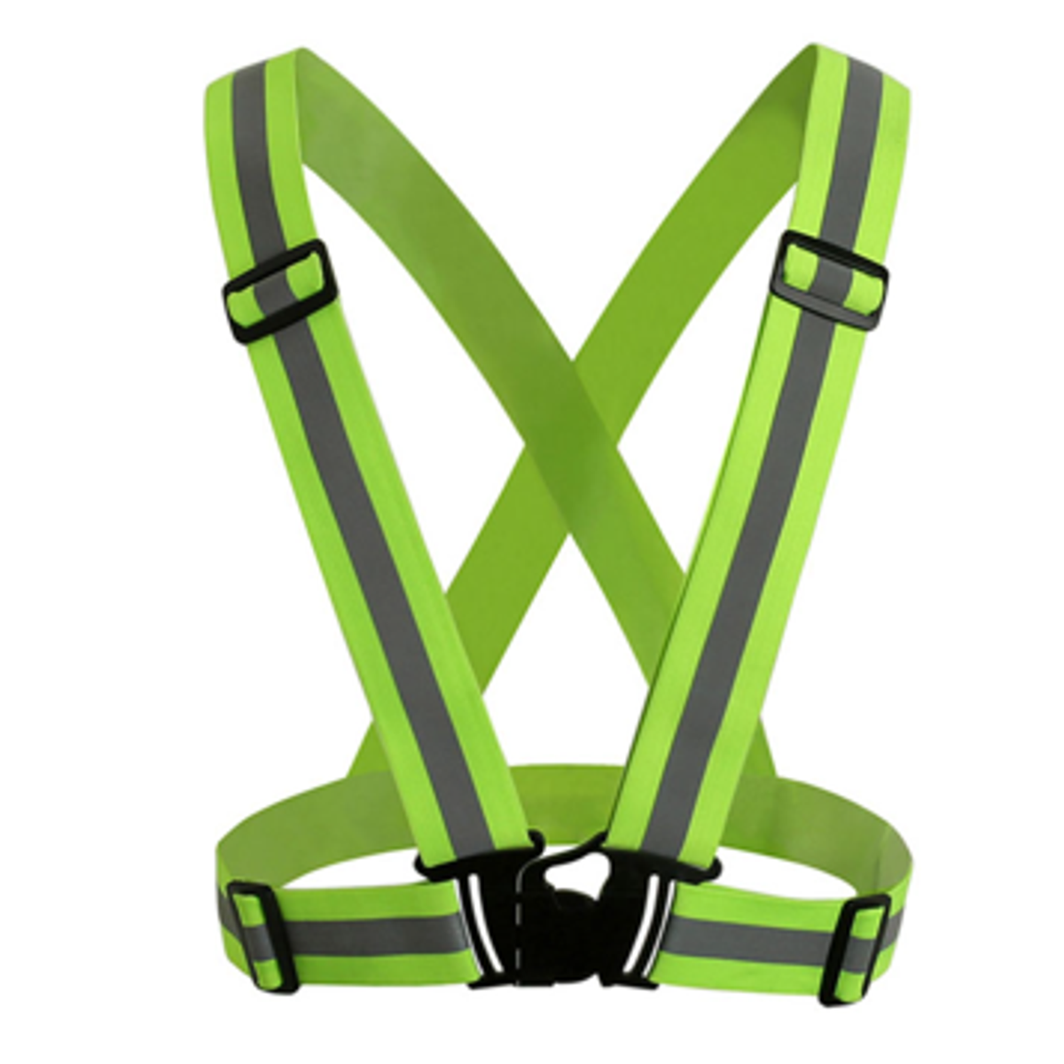 Reflective hi-vis safety strap