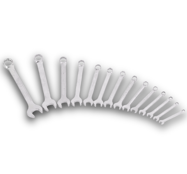 KENDO 14pc Combination Spanner Set, 8 to 24mm, 15246