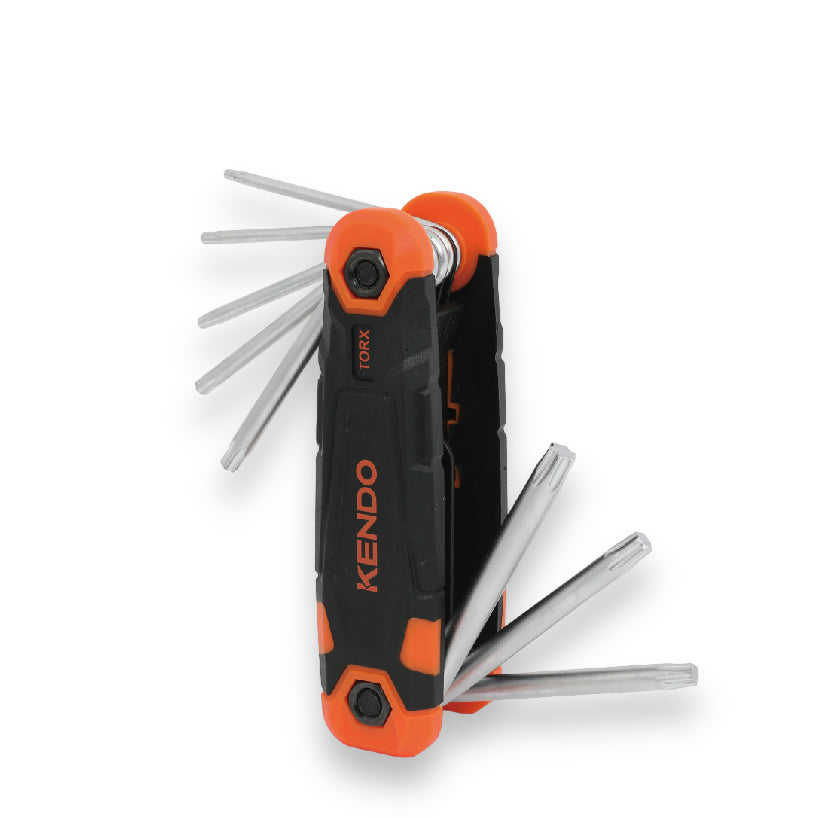 KENDO 8PC FOLDING TORX KEY SET - 20718