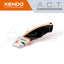 KENDO RETRACTABLE UTILITY KNIFE WITH SPARE BLADES - 30940