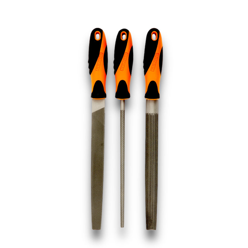 KENDO 3PC STEEL FILE SET - 85118 Secondary image