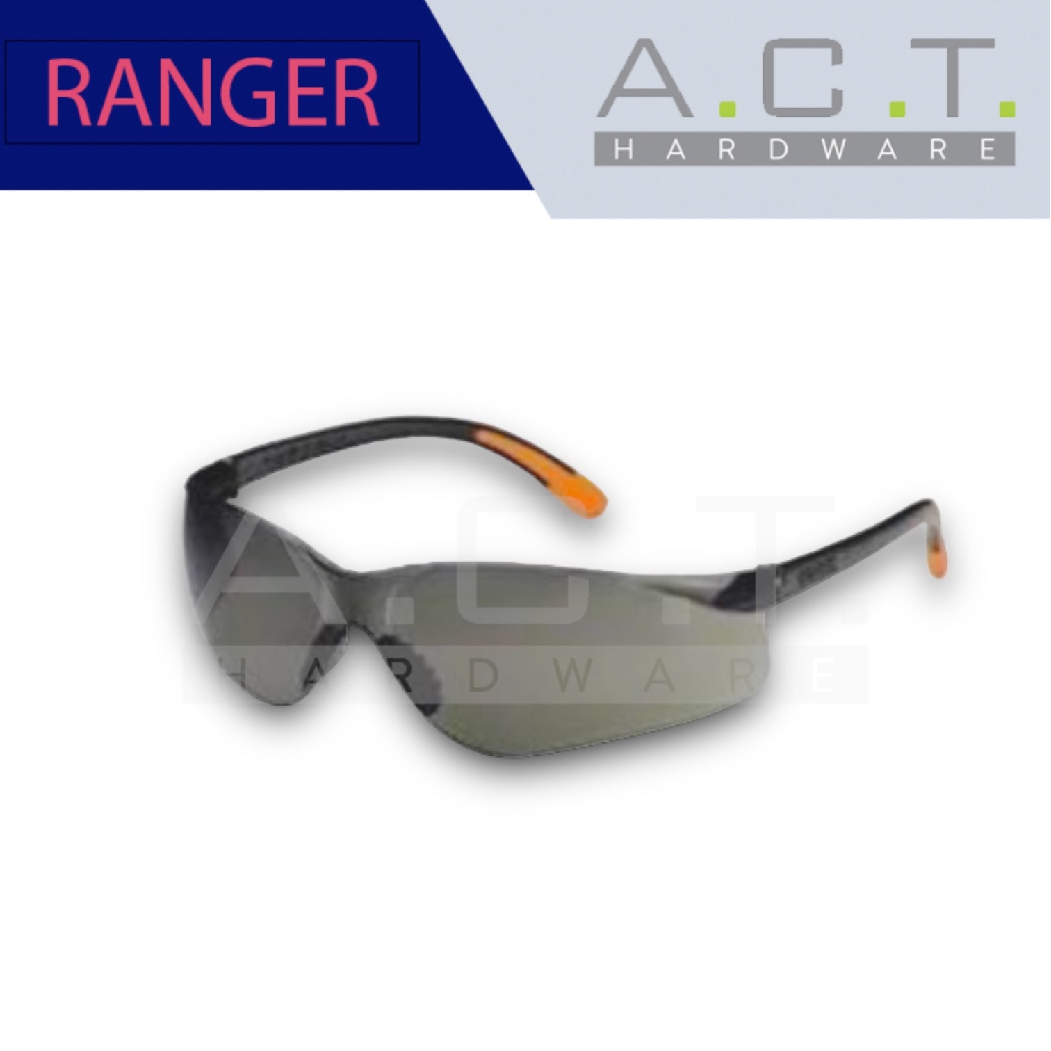 RANGER SAFETY EYEWEAR SMOKE LENS -212 Main image