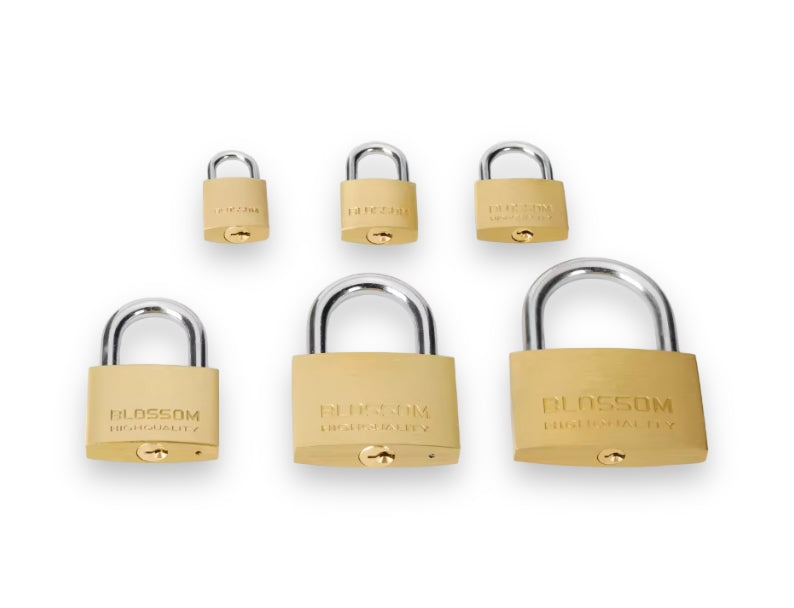 BLOSSOM HIGH SECURITY SOLID BRASS PADLOCK BC16 Secondary image