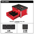 MILWAUKEE 48-22-8442 , PACKOUT™ 2-Drawer