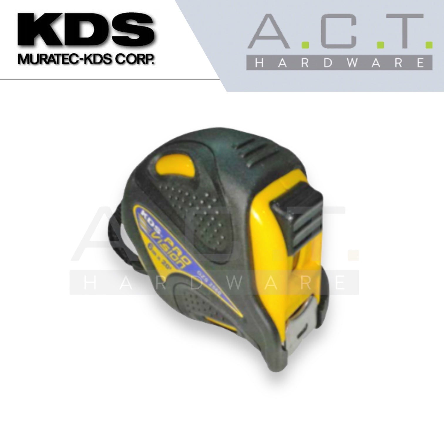 KDS PRO VISION MEASURING TAPE WITH COVER (WIDTH: 25MM) (6M / 8M) Main image