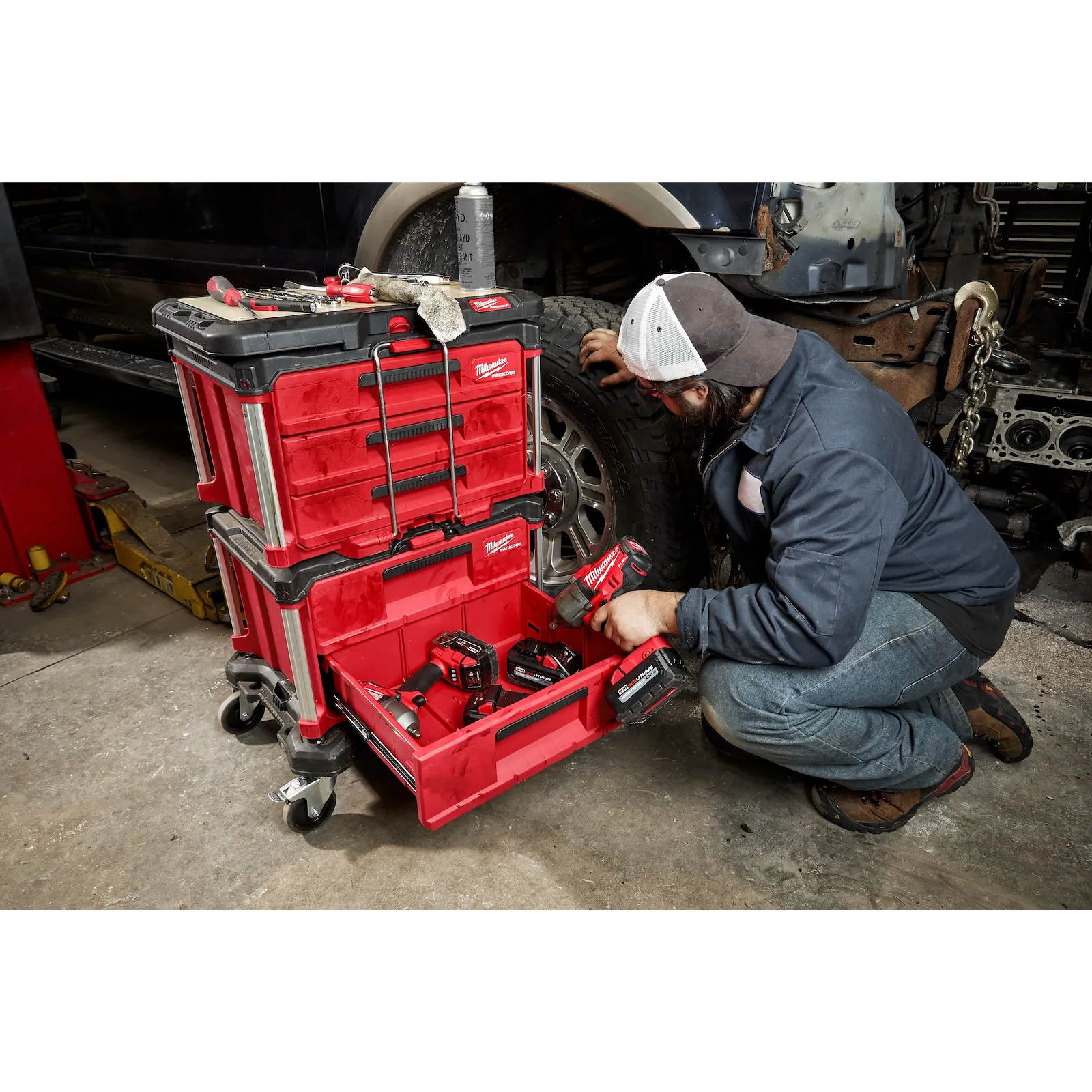 MILWAUKEE 48-22-8442 , PACKOUT™ 2-Drawer