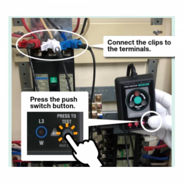 Kyoritsu KEW 8031CE Phase Rotation Indicator, 110-600V, CAT III Secondary image