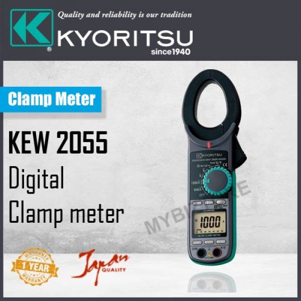 KYORITSU KEW SNAP 2055 AC/DC DIGITAL CLAMP METER