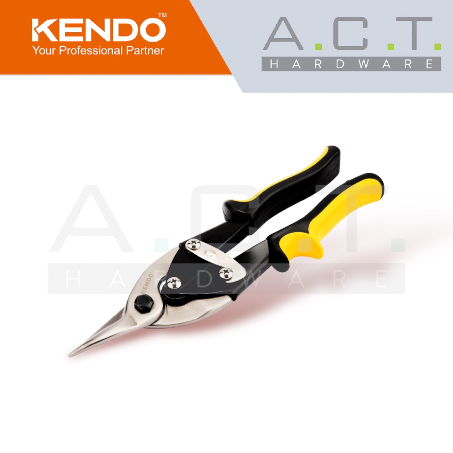 KENDO AVIATION TIN SNIPS FOR SHEET METAL STRAIGHT CUT - 30814 Main image