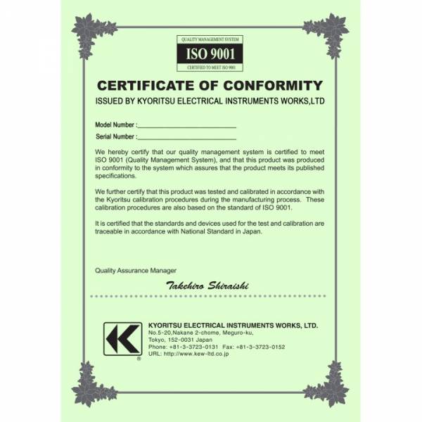 KYORITSU 2010 HIGH SENSITIVITY AC/DC DIGITAL CLAMP METER