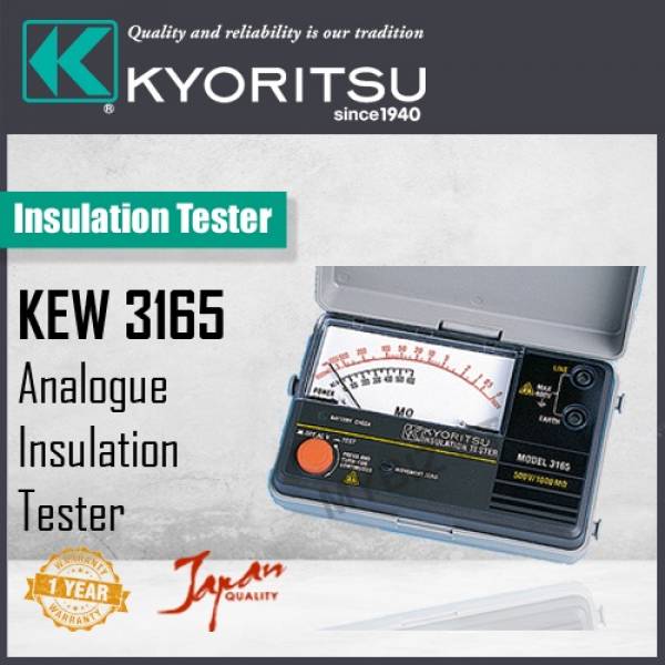 KYORITSU 3165 ANALOGUE INSULATION TESTER Main image