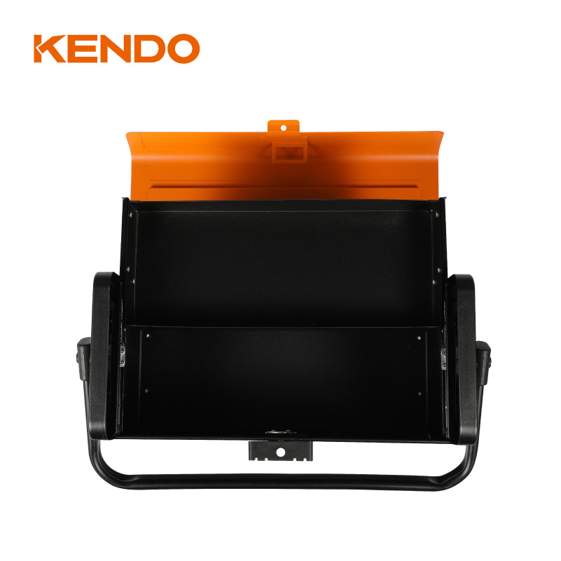 KENDO 40cm / 16" Metal Tool Box with Sliding Top Drawer, 90210