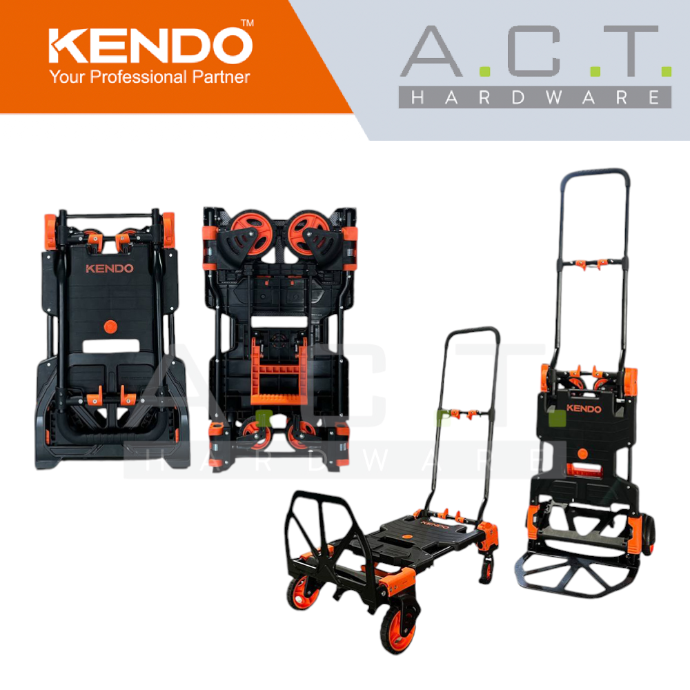 KENDO 90804 2-IN-1 CONVERTIBLE HAND TRUCK TROLLEY Main image