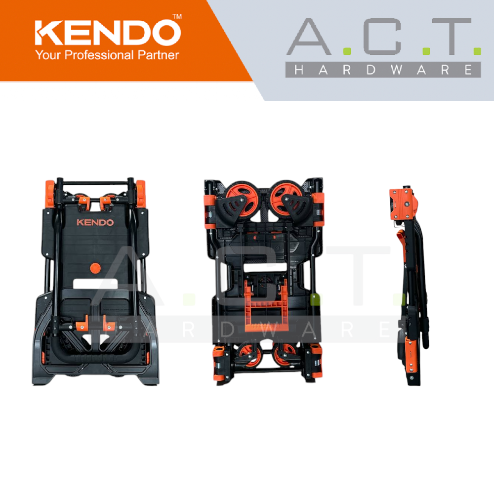 KENDO 90804 2-IN-1 CONVERTIBLE HAND TRUCK TROLLEY