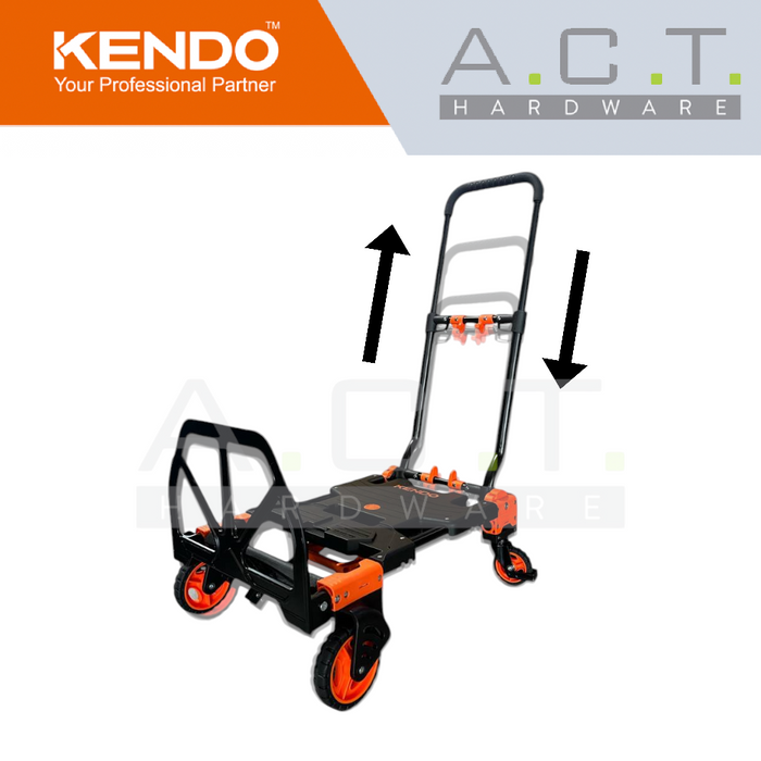 KENDO 90804 2-IN-1 CONVERTIBLE HAND TRUCK TROLLEY