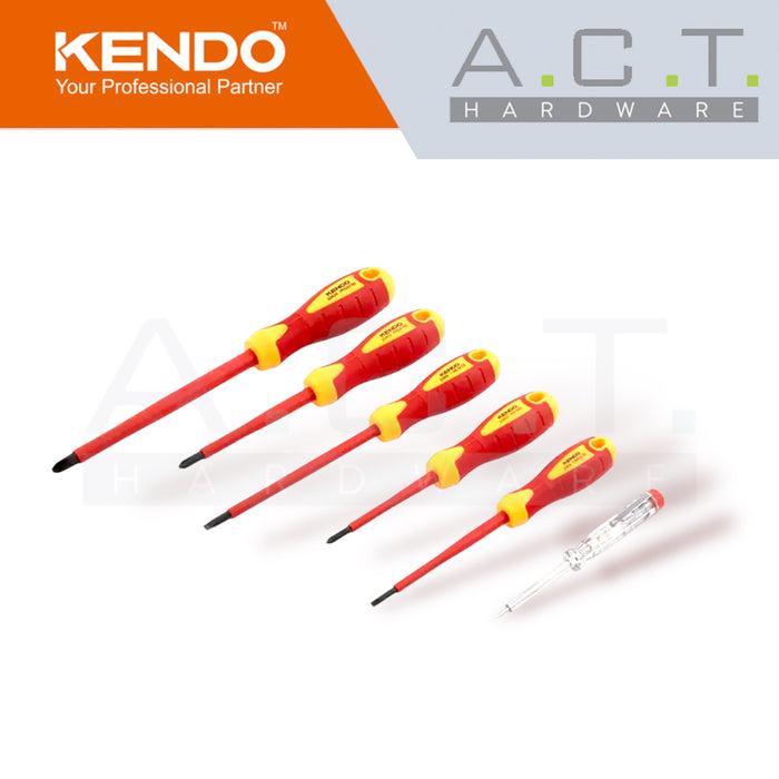 KENDO 6pc VDE Screwdriver Set - 20483