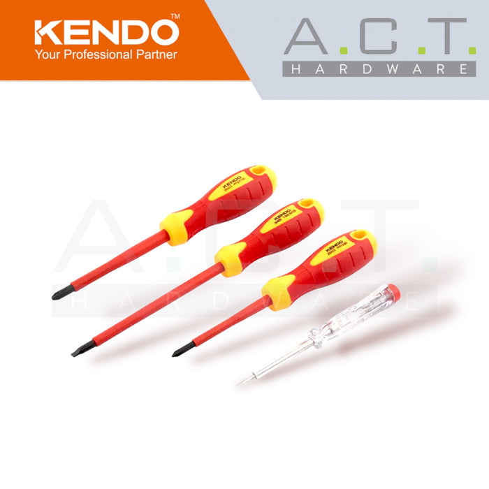 KENDO 4pc VDE Screwdriver Set - 20481
