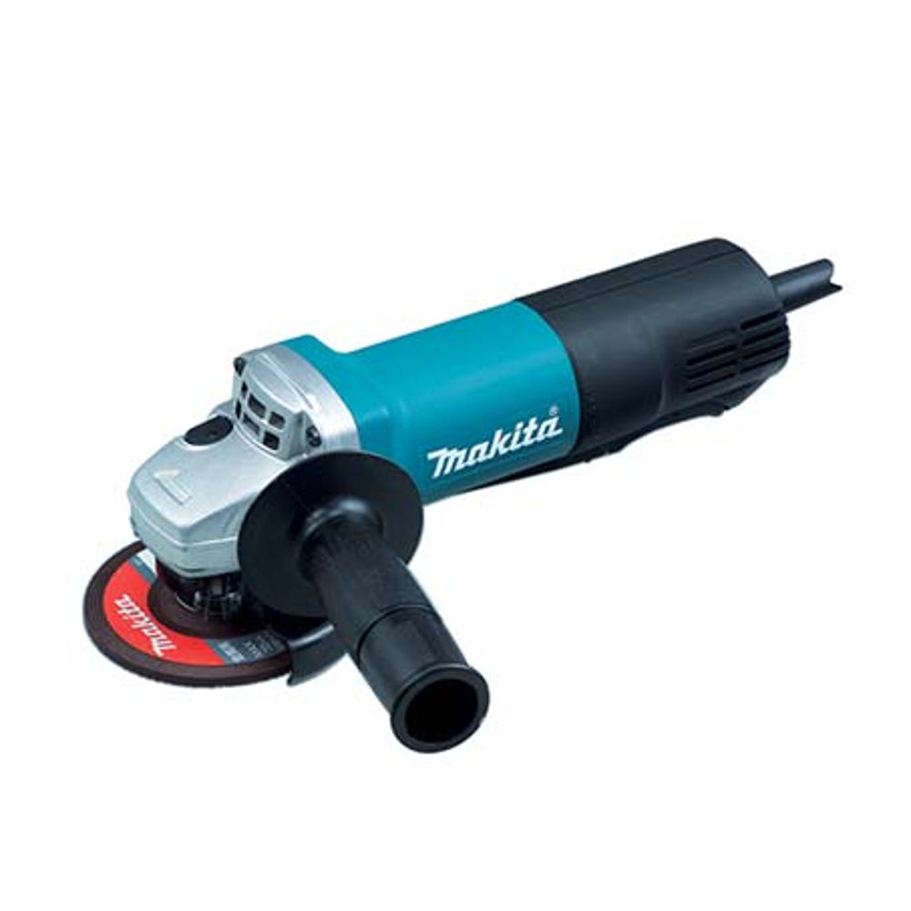 Makita 9556HPG Corded Angle Grinder, 100mm, 840W, Paddle Switch