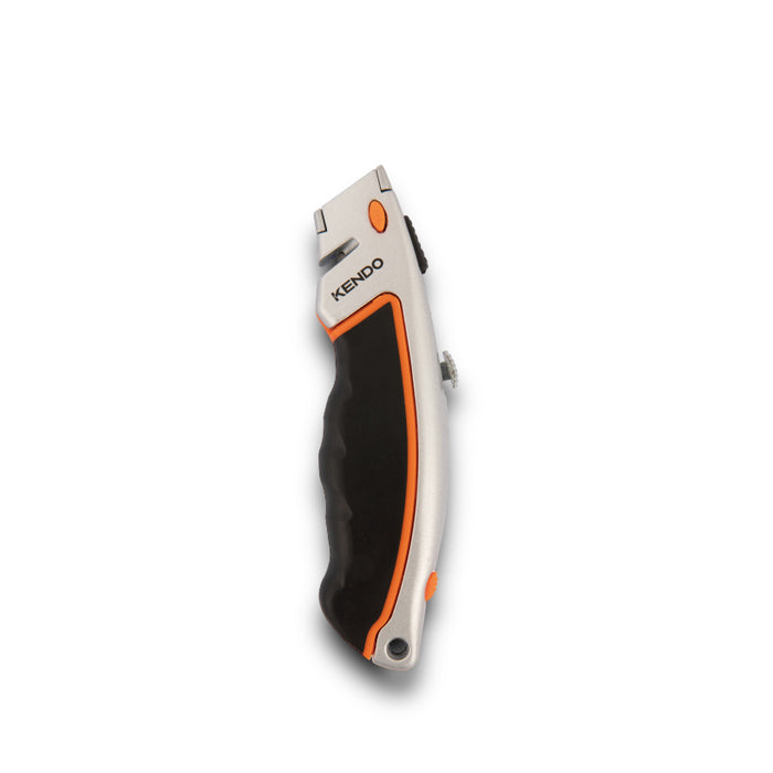 KENDO RETRACTABLE UTILITY KNIFE WITH SPARE BLADES - 30940