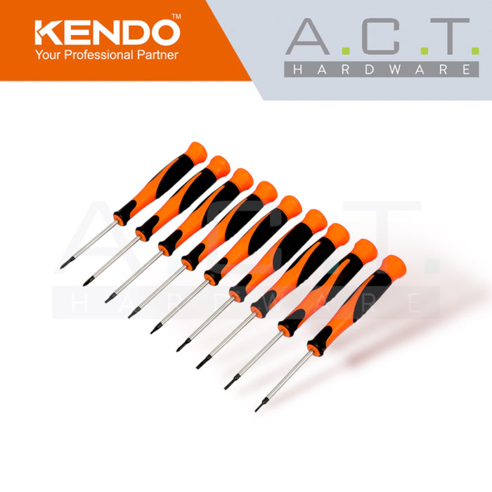 KENDO 9PC PRECISION SCREWDRIVER SET - 20537