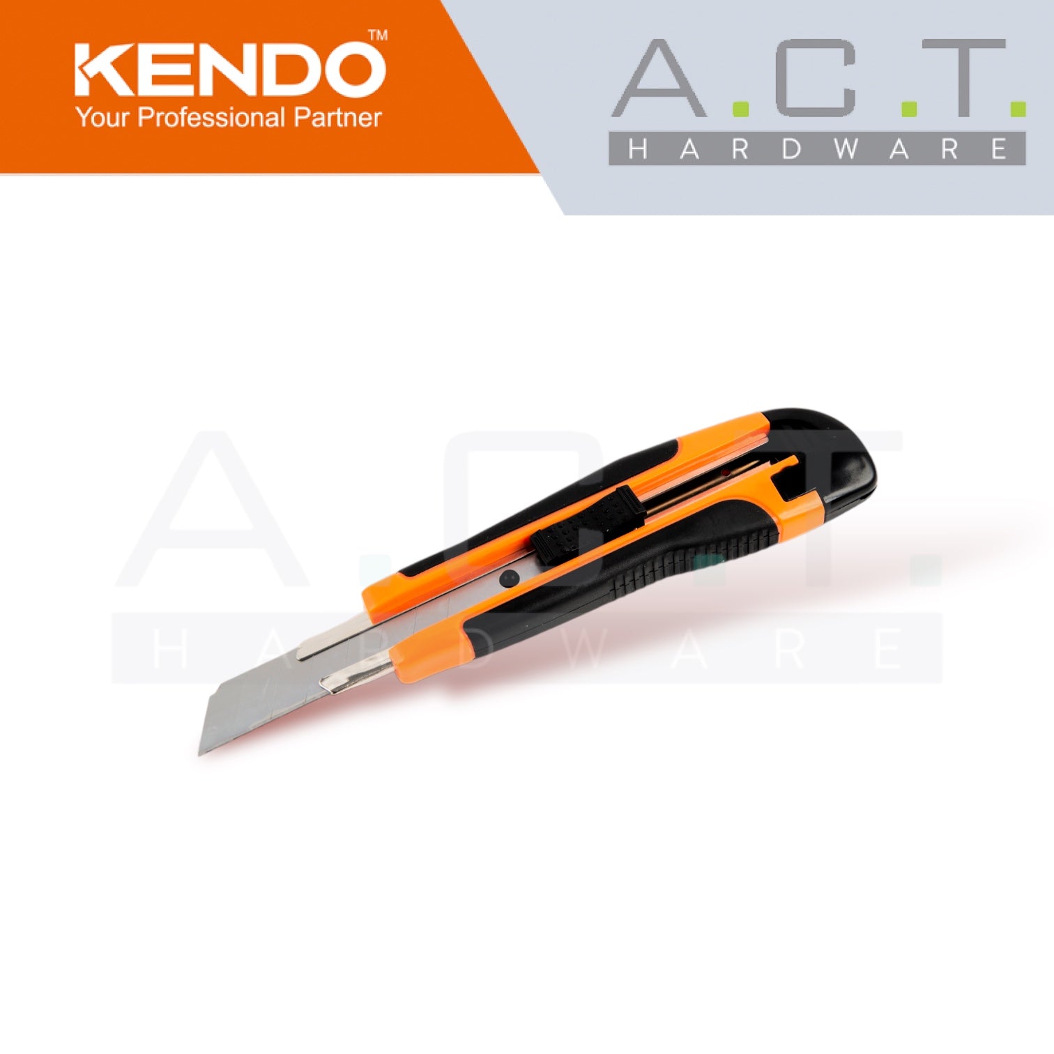 KENDO SNAP-OFF KNIFE WITH NON-SLIP SOFT GRIP Main image