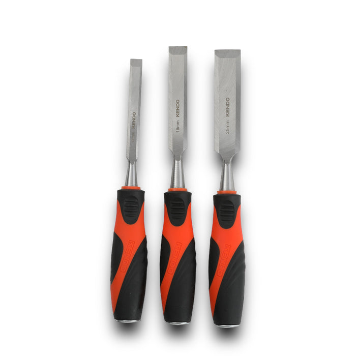 KENDO 3pc Wood Chisel Set - 85121