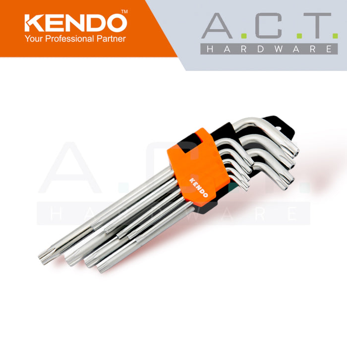 KENDO 9PC TORX KEY SET