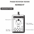 KYORITSU 8031F PHASE INDICATOR WITH FUSED TEST LEADS