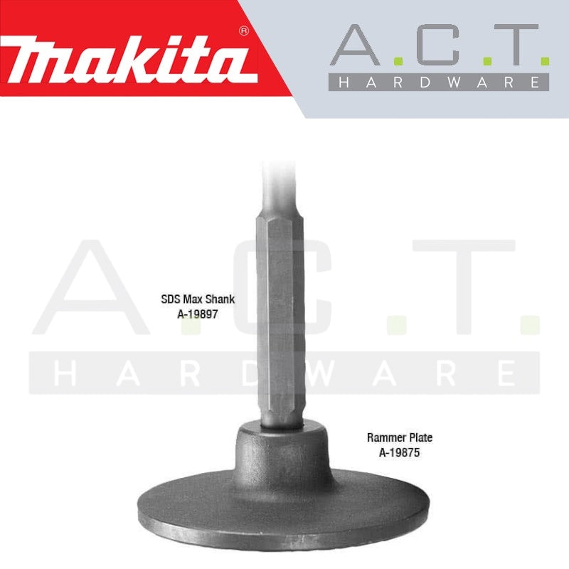 MAKITA RAMMER PLATE FOR SDS-MAX HAMMERS, A-19875 Main image