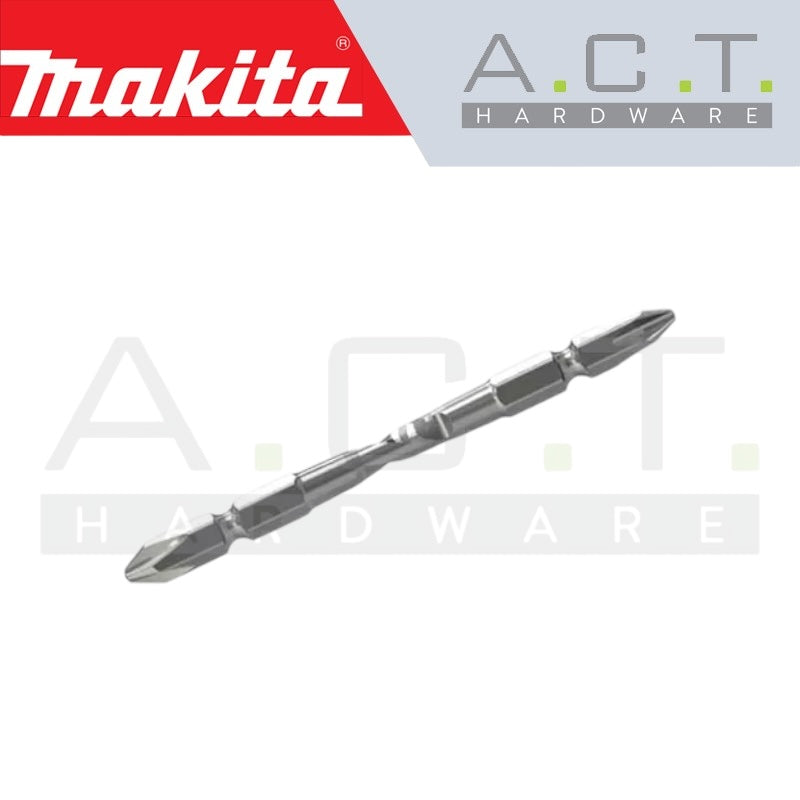 MAKITA 3PC MAGNETIC DOUBLE ENDED TWIST TORSION SCREW BIT, PH2 (SLIM), E-FORM, 90MM, A-59601 Secondary image