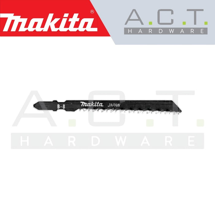 MAKITA JIG SAW BLADE, BAYONET TYPE, (FAST/WOOD/PLASTIC/HOOK ANGLE), NO: B-8 (A-85232)