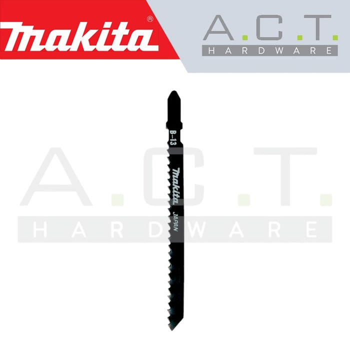 MAKITA JIG SAW BLADE, BAYONET TYPE, (BASIC/WOOD/PLASTIC/GENERAL CUTTING), NO: B-13 (A-85656)