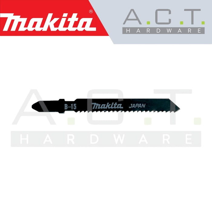 MAKITA JIG SAW BLADE, BAYONET TYPE, (BASIC/THIN WOOD/THIN PLASTIC), NO: B-15 (A-85678)