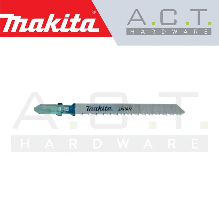 MAKITA JIG SAW BLADE, BAYONET TYPE, (HARDWOOD/HARD PLASTIC/SPLINTER-FREE CUTS), NO: B-19 (A-85715)