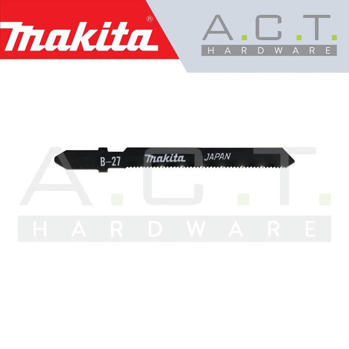 MAKITA JIG SAW BLADE, BAYONET TYPE, (METAL/BASIC/SCROLL CUTTING), NO: B-27 (A-85787)